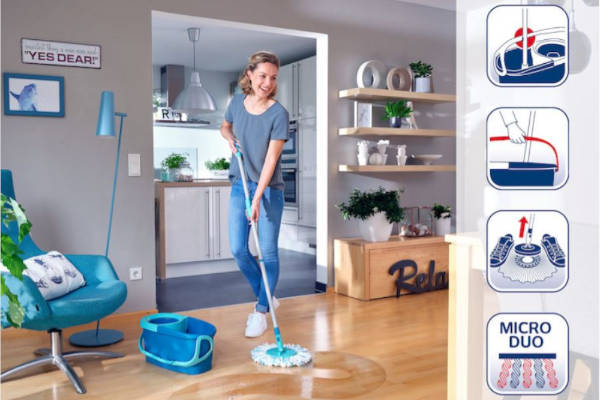 Mop obrotowy z wiadrem Leifheit 52101
